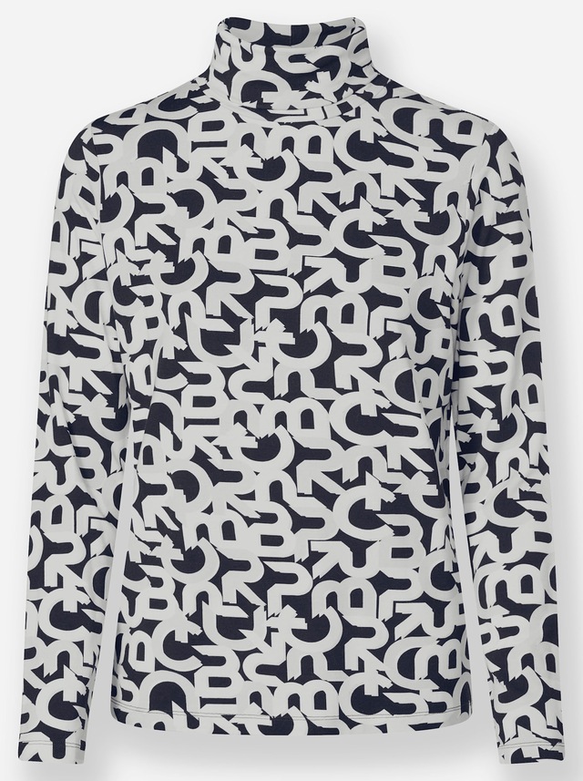 heine Rollkragenshirt »Druck-Shirt«, 1 Stk.