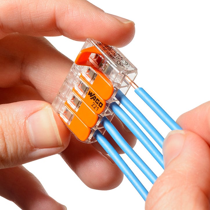 Borne de connexion Wago, 25 pièces de 2, 3 et 5 sorties