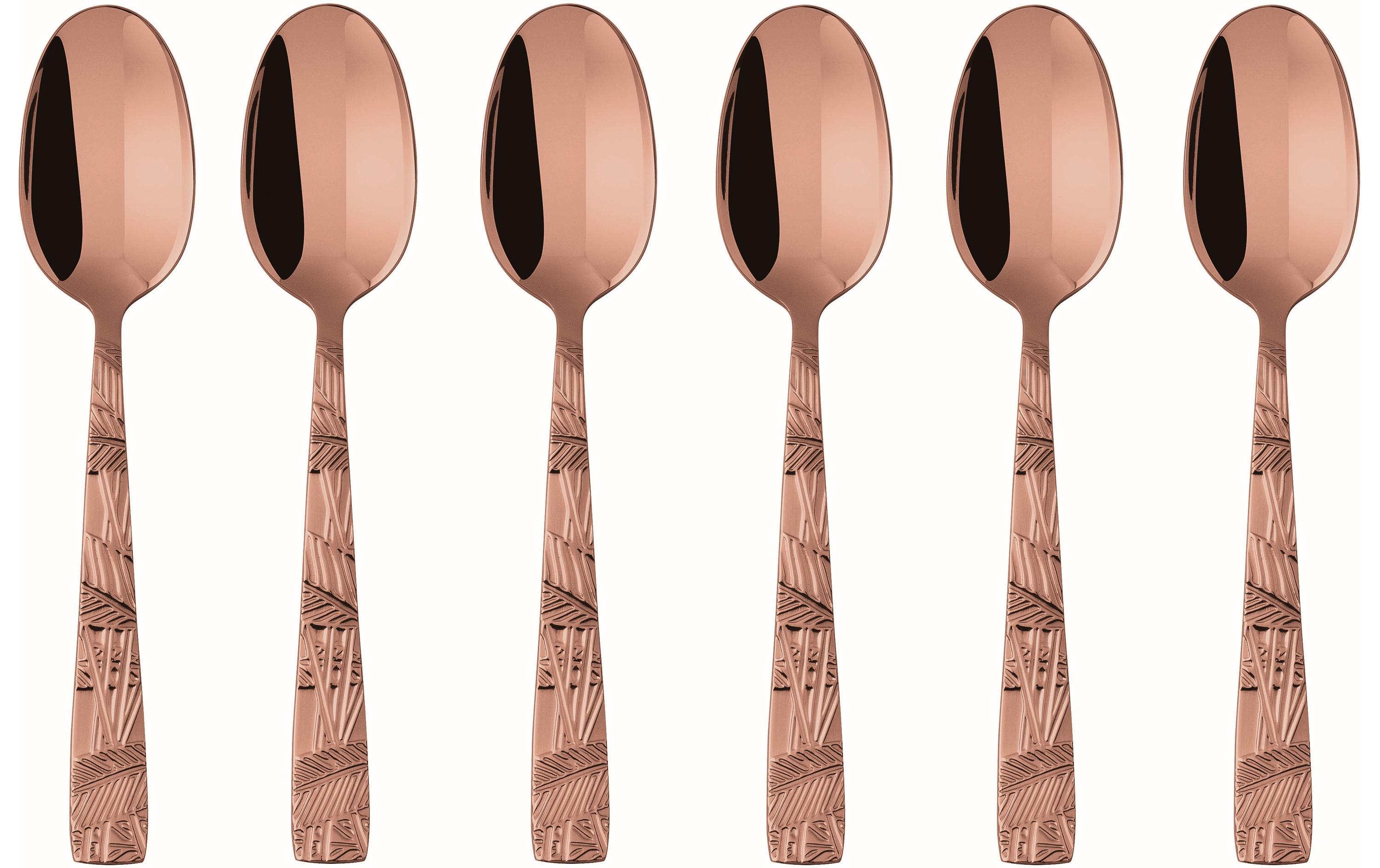 Espressolöffel Jungle 6 Stück, KupferMokkalöffel Set