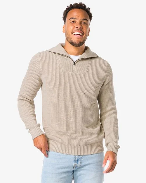 pull homme blanc cassé