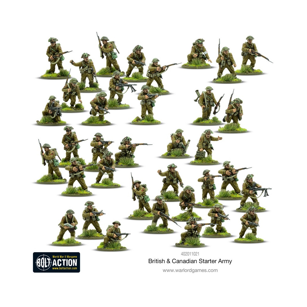 Bolt Action - British & Canadian Army (1943-45) Starter Army