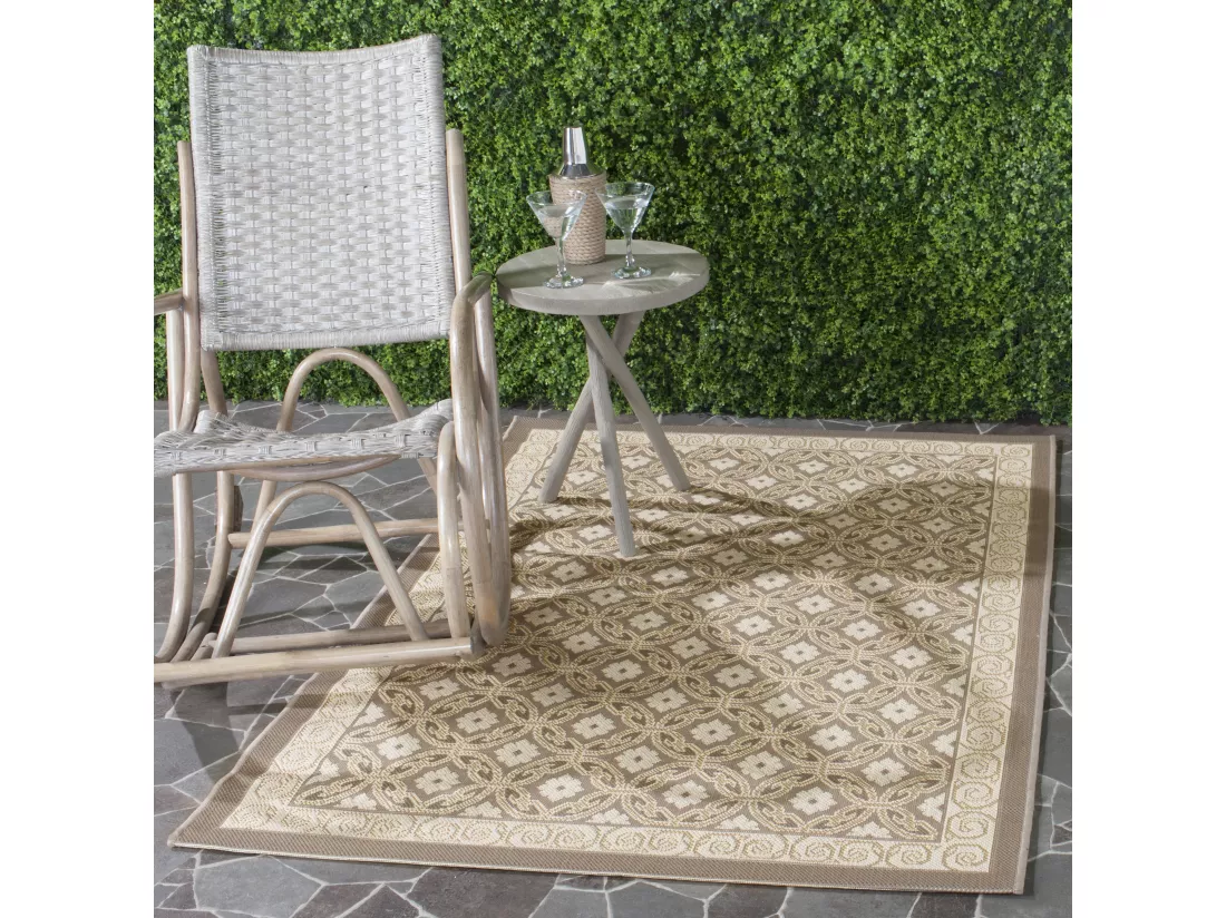 Tapis Beige & Beige 122 X 170 cm - Theodore