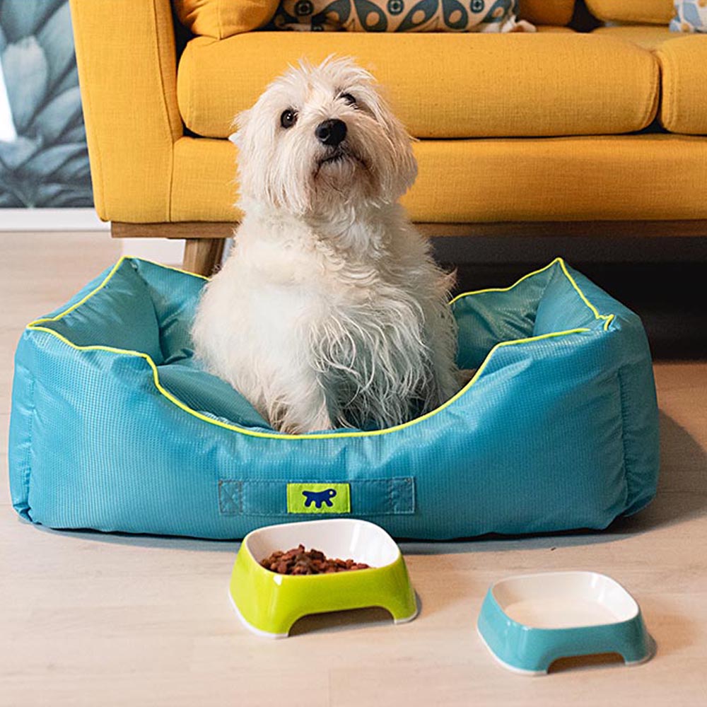Ferplast panier chien coussin chien moyen taille tissu anti-rayures lavable en machine à 30°cmatelas pour chien imperméable 66 x