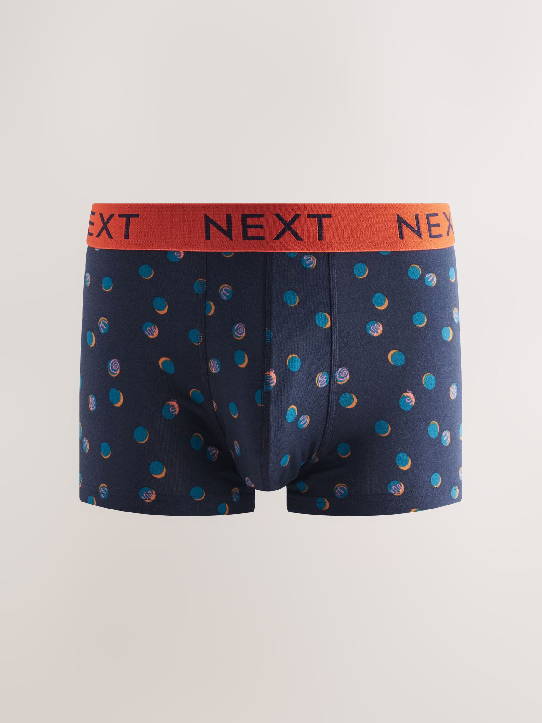 Marine/Bordeauxrode Strepen - Verpakking van 8 - 5 Hipsterboxershorts