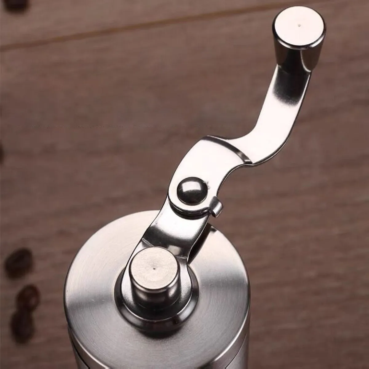 Moulin à café manuel Universal - Acier inoxydable et bois