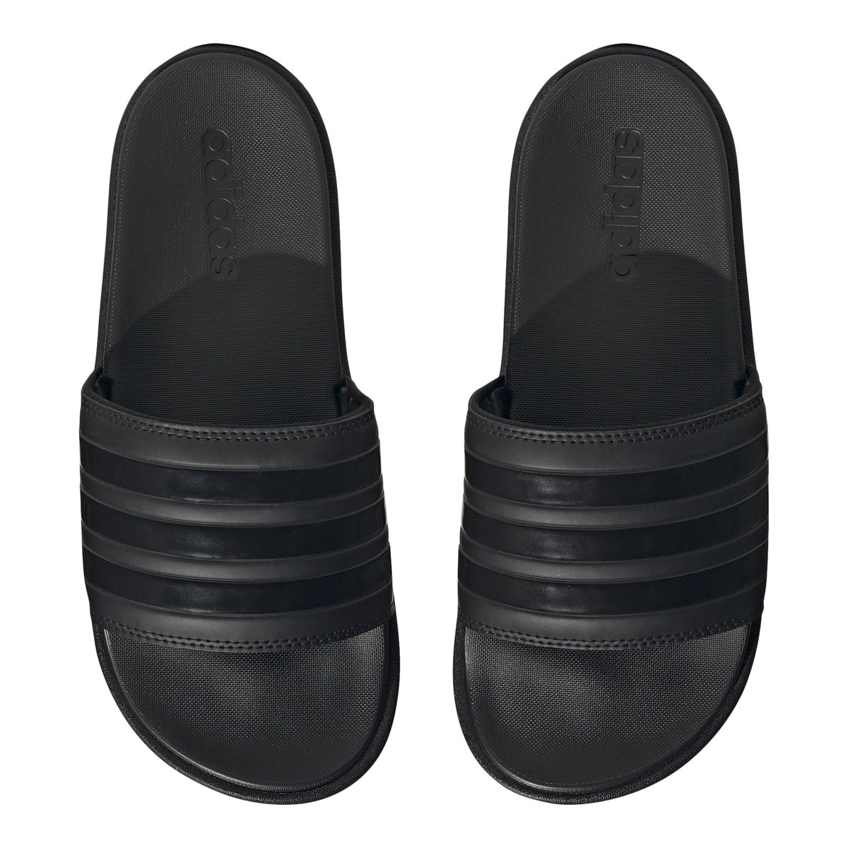ADIDAS-Adiplat-tg-Sandales athlétiques à glissière - Talon plat - Noir