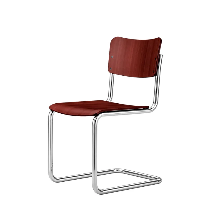 Thonet - Kinderstuhl S 43 K, rubinrot