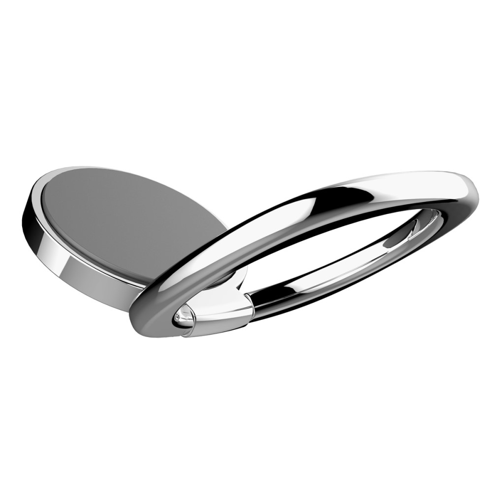 Finger Griff Ring Halterung 180 Grad für Smartphones - Silber