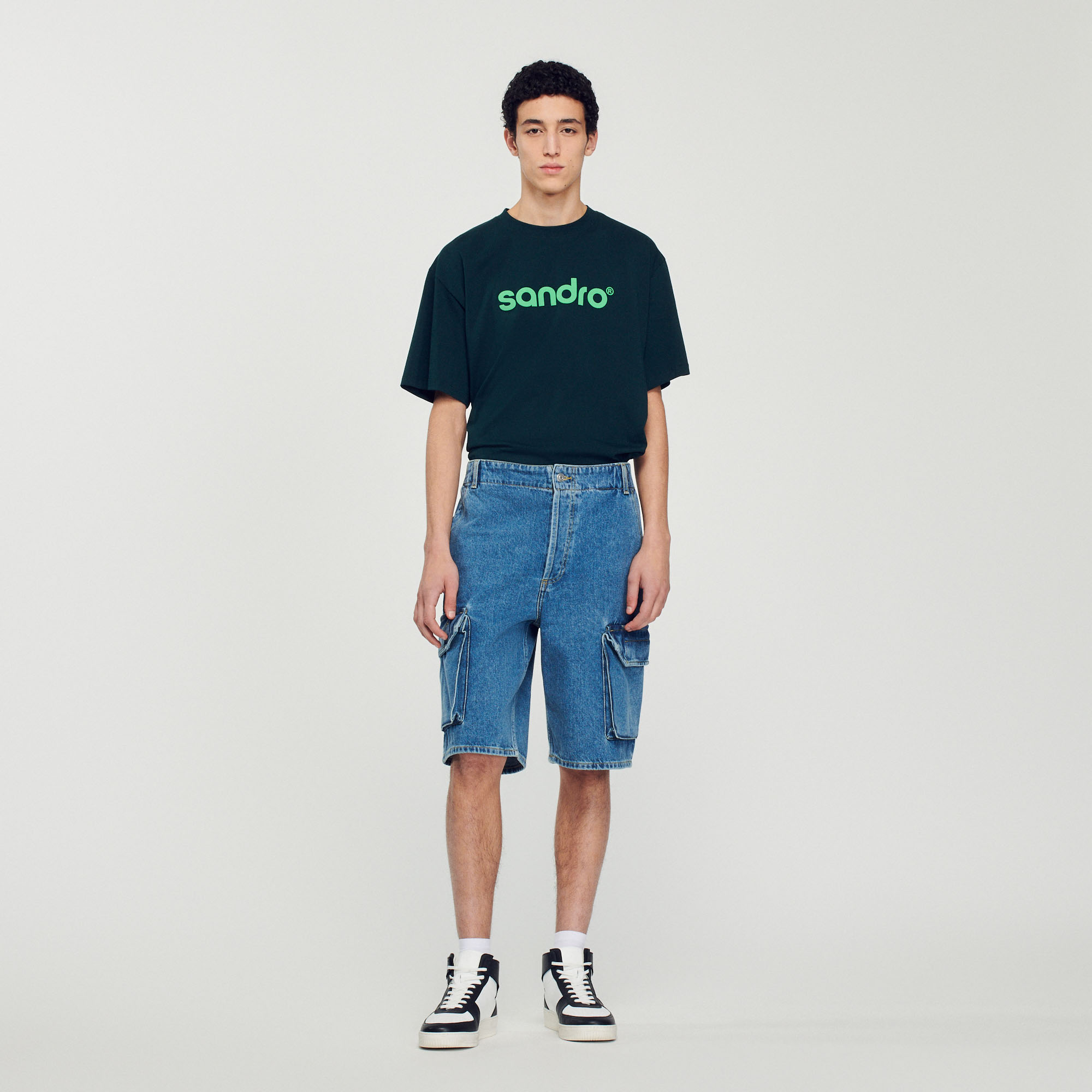 Short baggy en denim