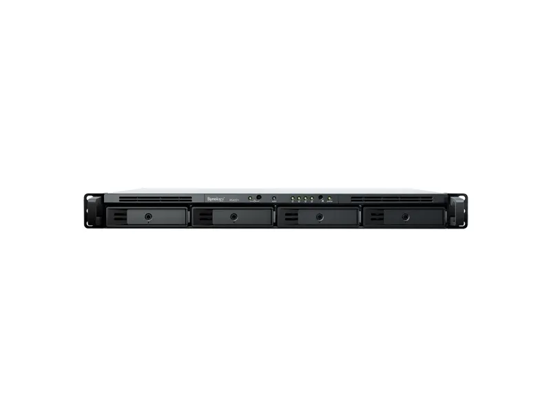 Synology RackStation RS422  - NAS-server - 4 bays - rackversion - SATA 6Gb/s - RAID 0, 1, 5, 6, 10, JBOD - RAM 2 GB - Gigabit Ethernet - iSCSI support - 1U