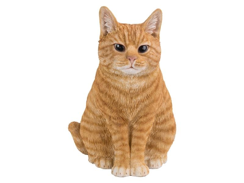 Vivid Arts Dekofigur Katze Ginger Tiere für den Garten