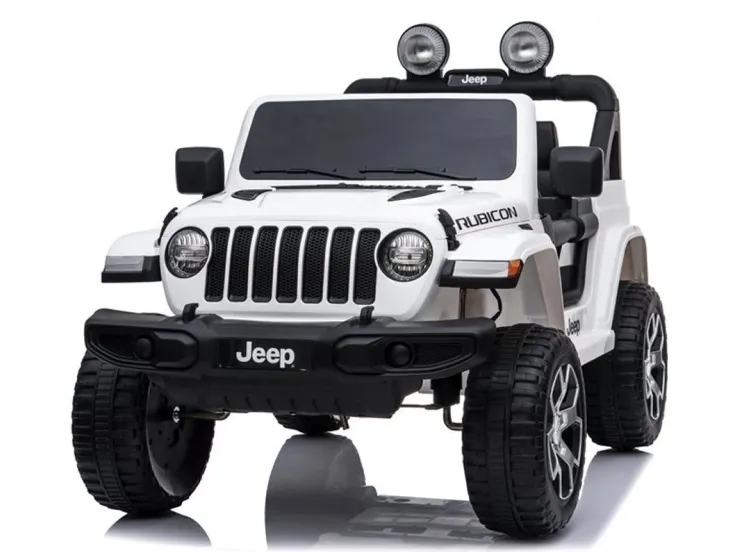 Jeep Wrangler Rubicon 12V elbil, hvid