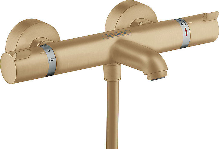 Mitigeur thermostatique bain/douche Ecostat Comfort Bronze brossé