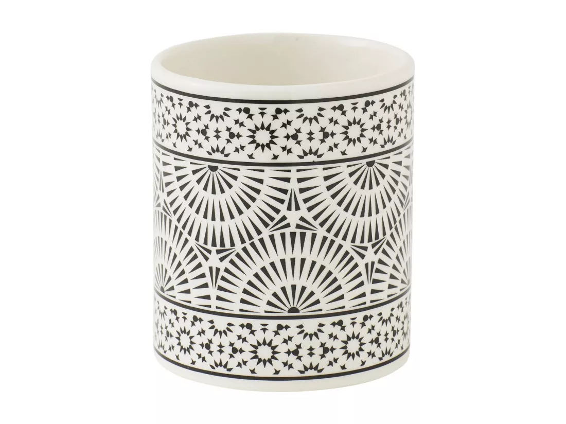 Set de salle de bain 3 pièces en porcelaine blanc