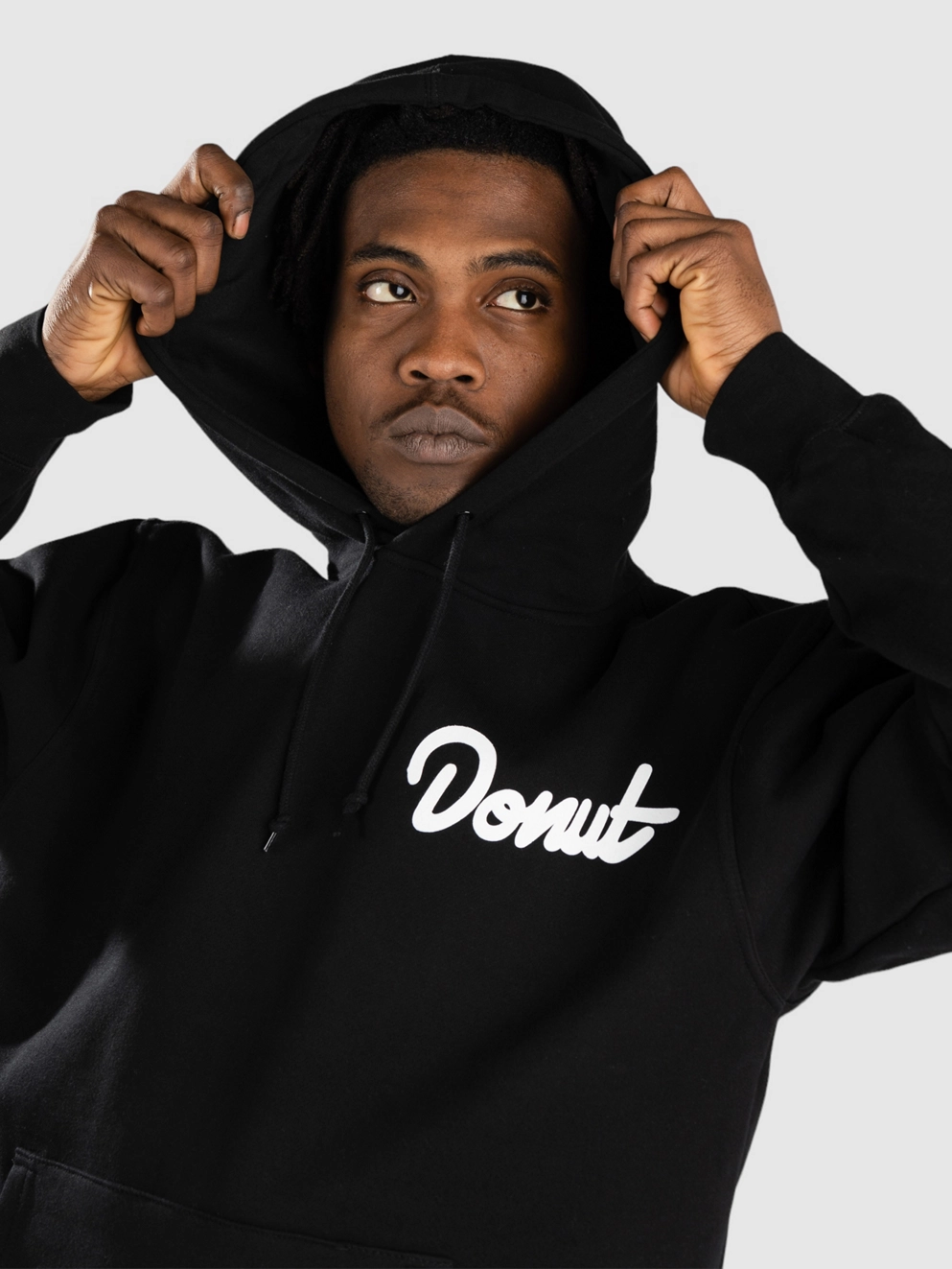 Donut Og Logo Hoodie black