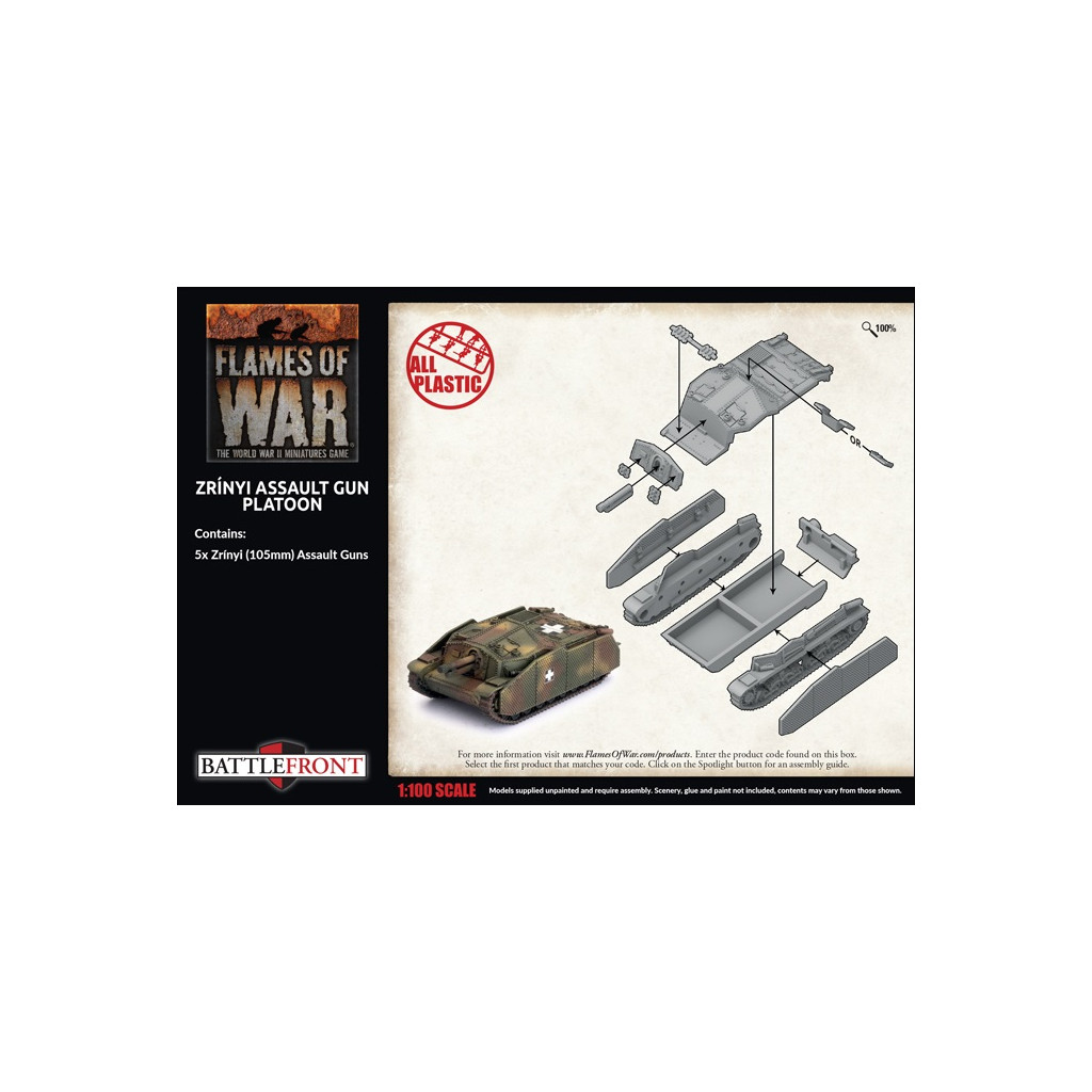 Flames of War - Zrinyi Assault Gun Platoon