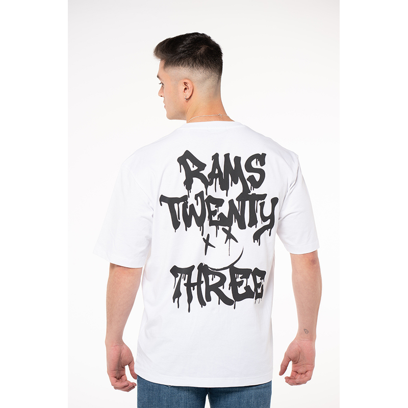 Camiseta de manga curta Hip-hop Rams 23