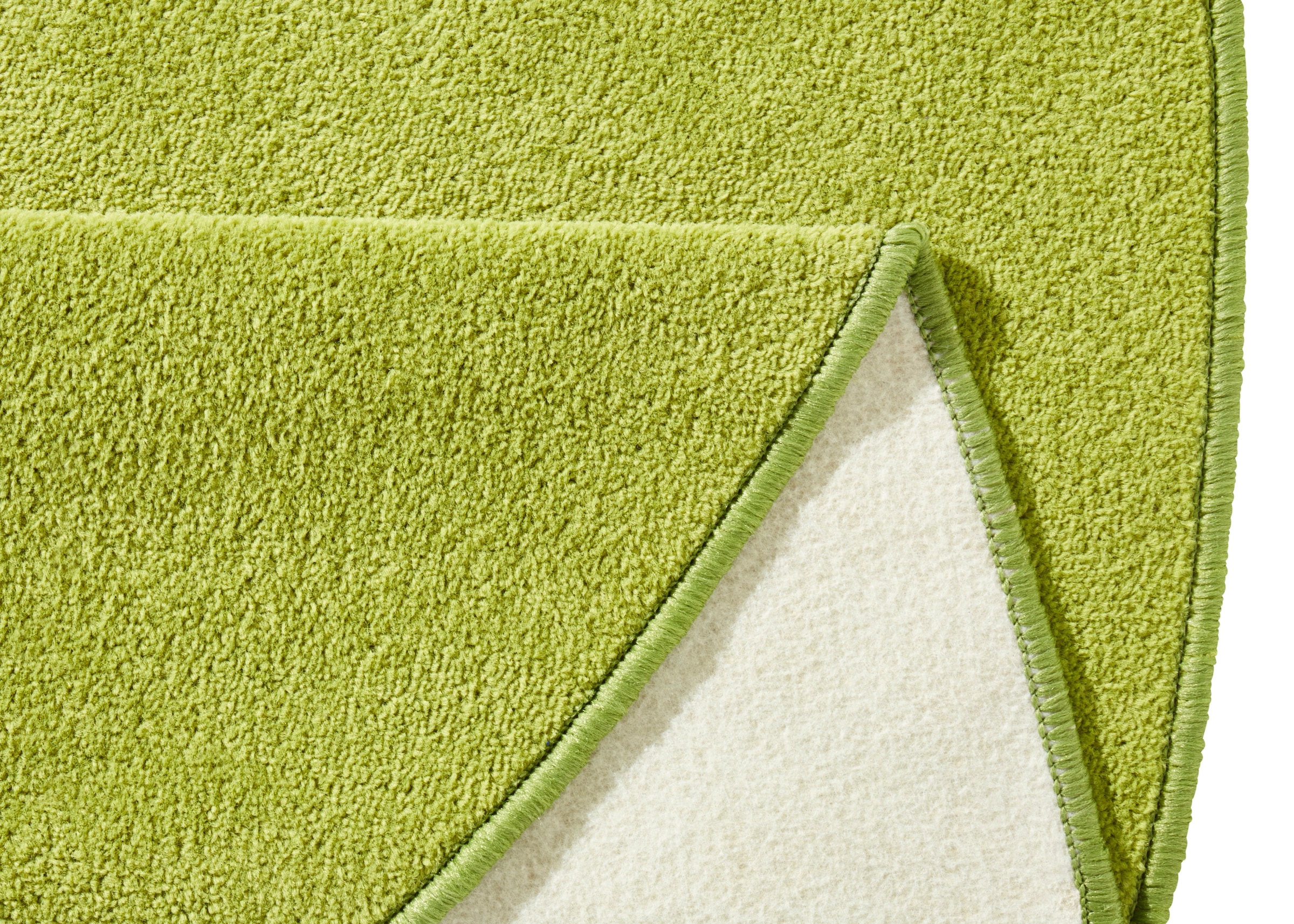 HANSE Home Teppich »Fancy« rund 7 mm Höhe Kurzflor, Weich, Einfarbig, Wohnzimmer, Schlafzimmer, Esszimmer