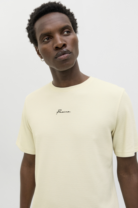 Jack & Jones beige heren t-shirt