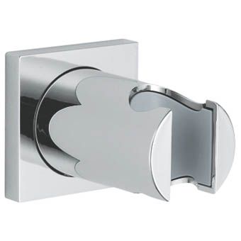 Grohe Rainshower wandhouder m. vierkante rozet wit