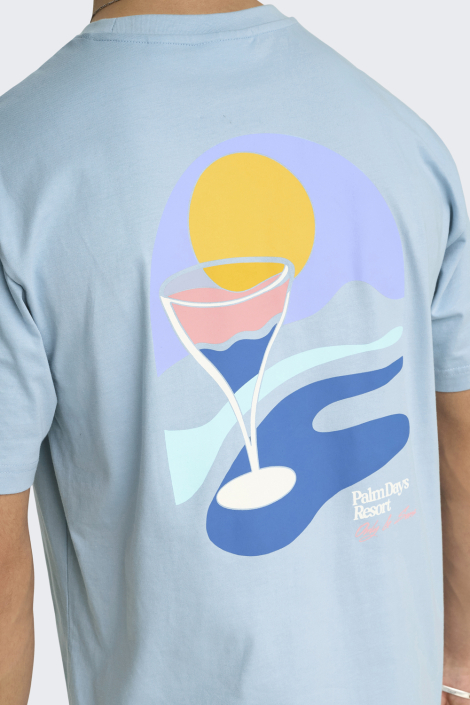 Only & Sons blauwe heren t-shirt