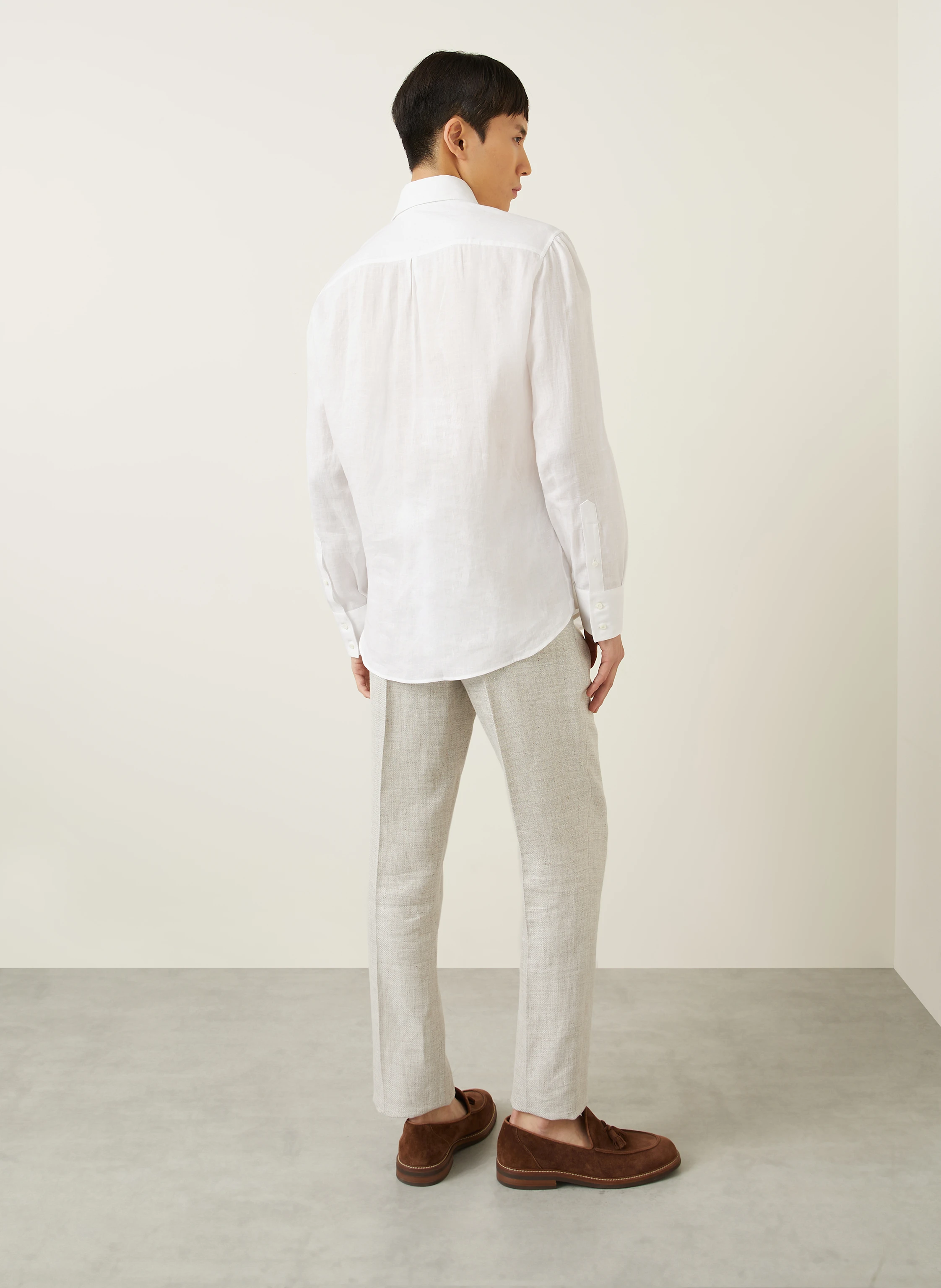 BRUNELLO CUCINELLI Leinenhemd Basic Fit