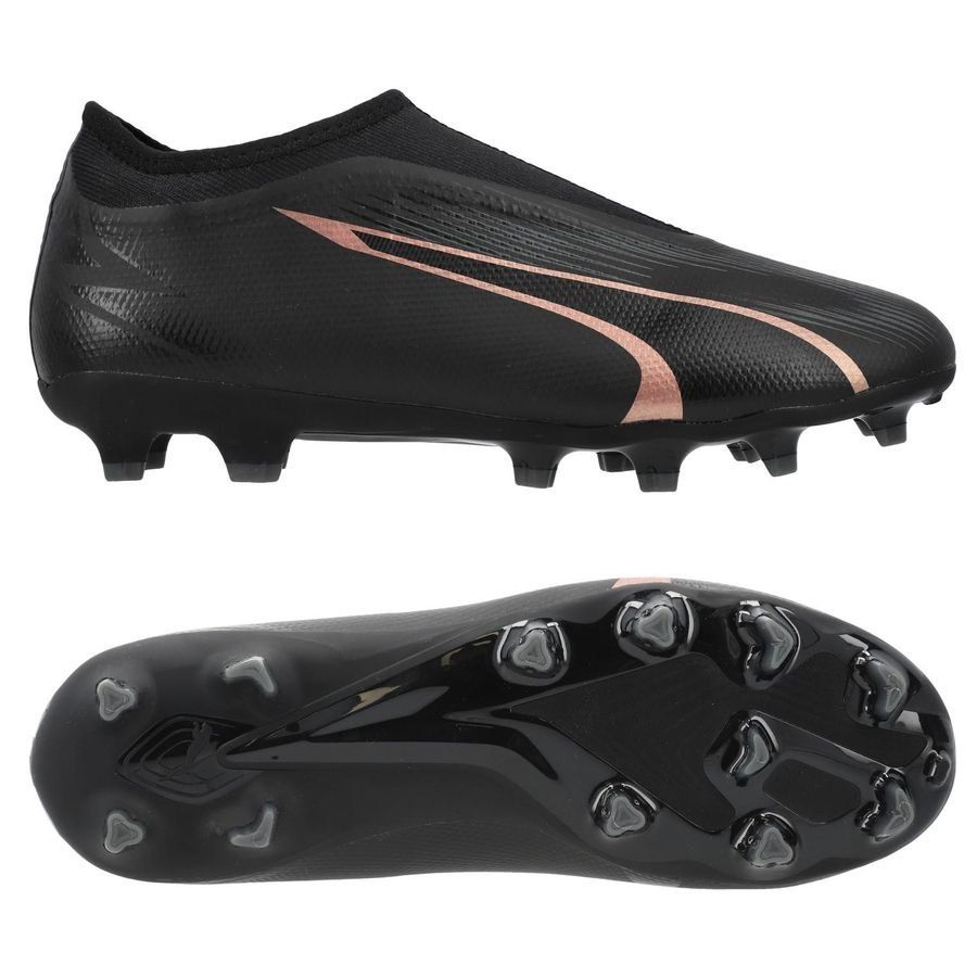 PUMA Ultra Match   Laceless FG/AG Eclipse - Noir/Copper Rose Enfant