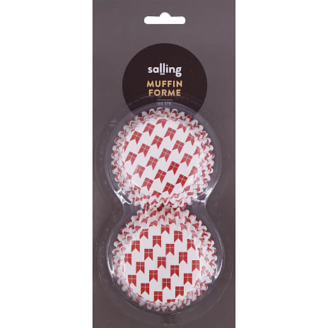 Salling muffinforme 100-pak - Dannebrog