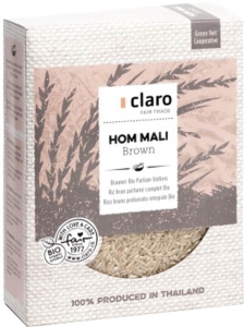 claro Fair Trade Reis Thai braun Hom Mali brown, 1 kg