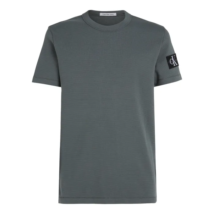 Calvin Klein Badge Waffle Shirt Heren
