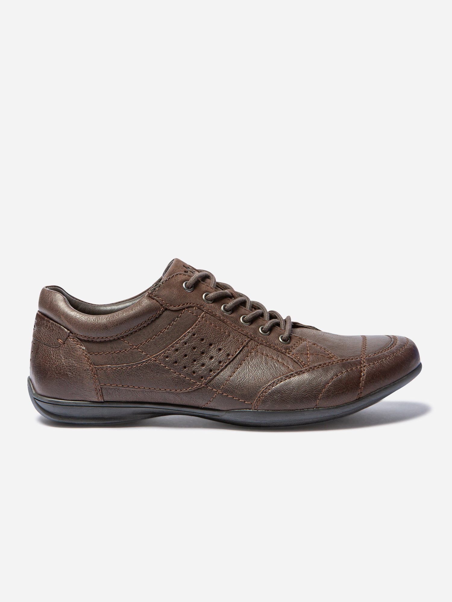 Tennis Homme Esprit Derby Cuir Marron