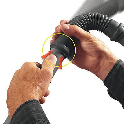 Raccord d'évacuation souple Wirquin Push Fit ø40 mm