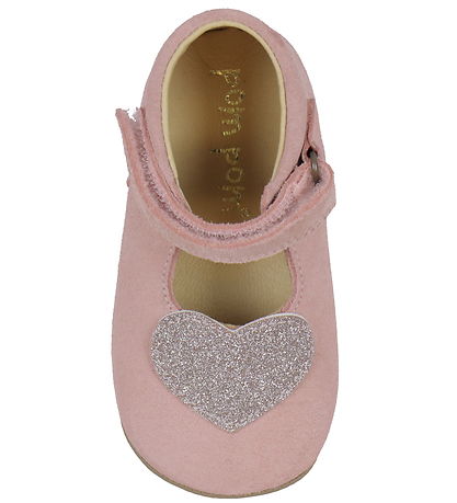 Pom Pom Hausschuhe - Anfänger Ballerina Heart - Dusty Rose