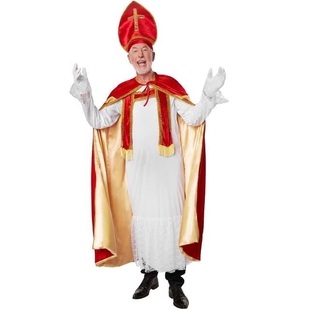St. Nikolaus kostume i klassiske farver