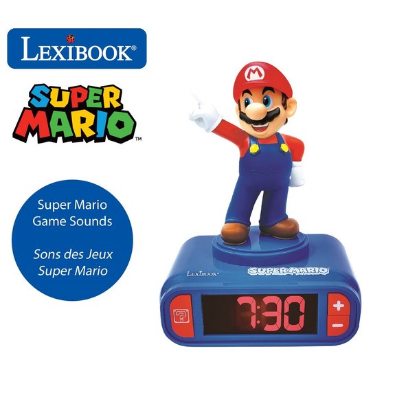Réveil Super Mario avec Effets Sonores