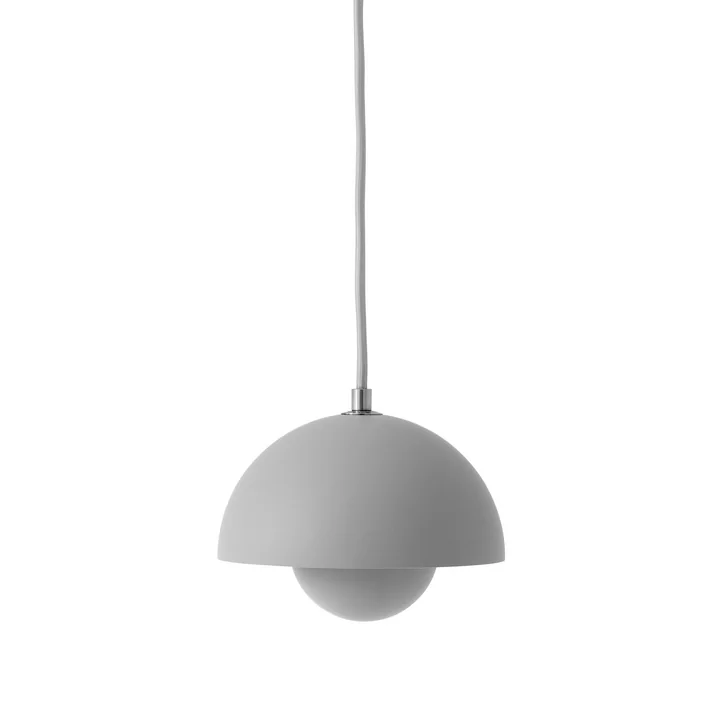 &Tradition - FlowerPot Pendelleuchte VP10, hellgrau matt
