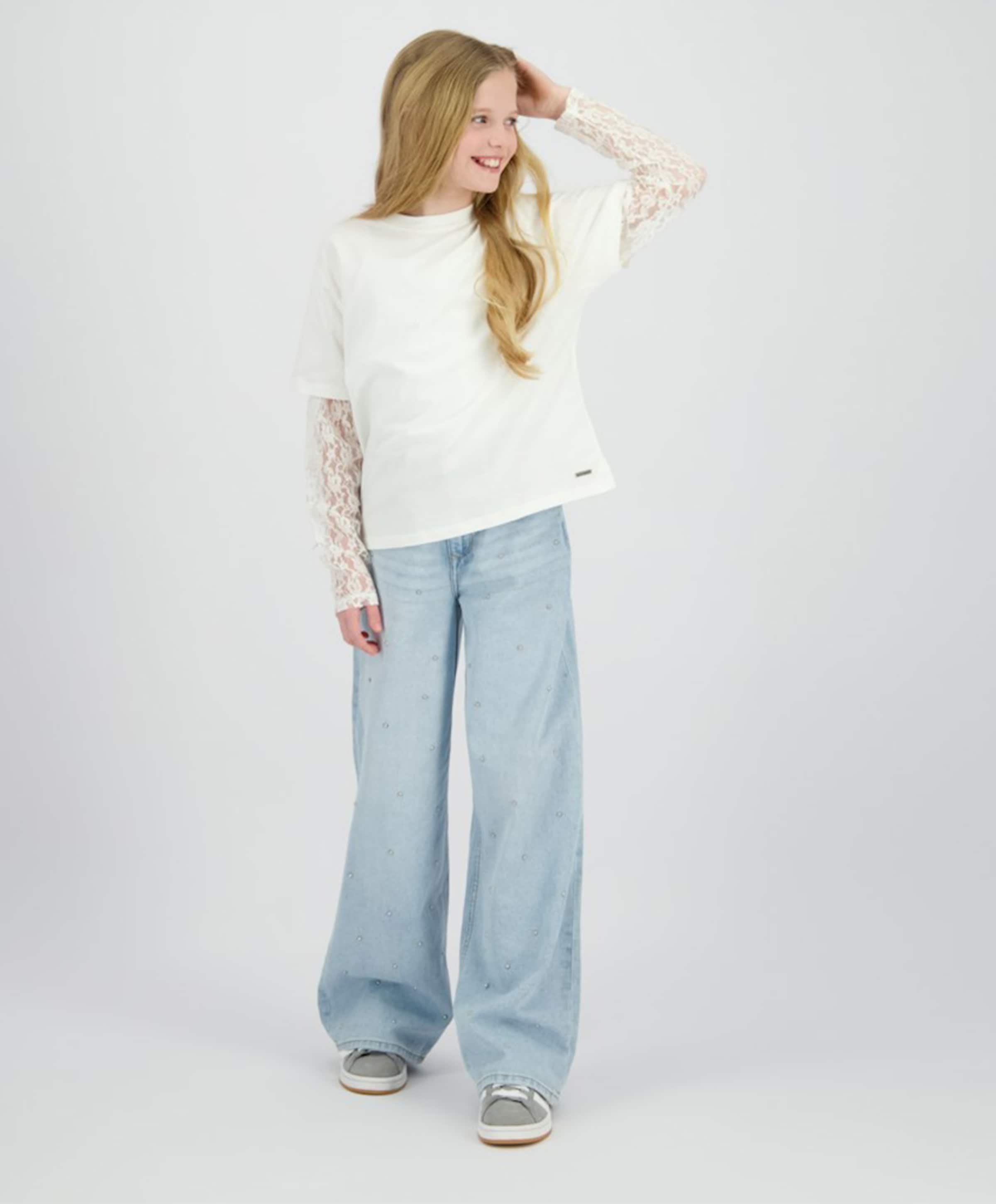 Raizzed Meisjes longsleeve wit