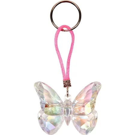 Die Spiegelburg Prinzessin Lillifee Diamant-Schlüsselanhänger Schmetterling, 1 Stück, 3-fach sortiert