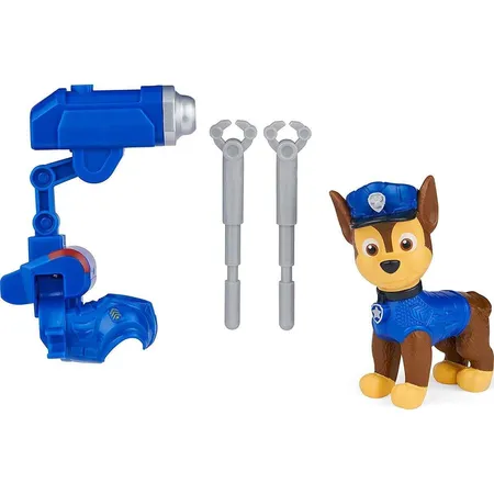 Spin Master Paw Patrol Hero Pups Spielfiguren aus dem Kinofilm mit Clip on-Uniform, 1 Stück, sortiert