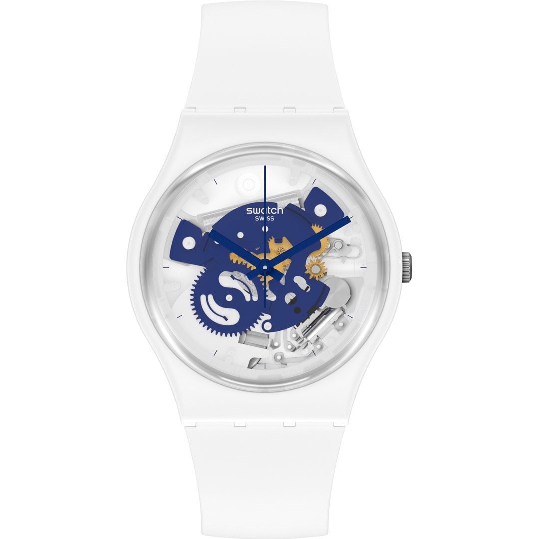 Swatch Original 34 Biosourced Time To Blue Small