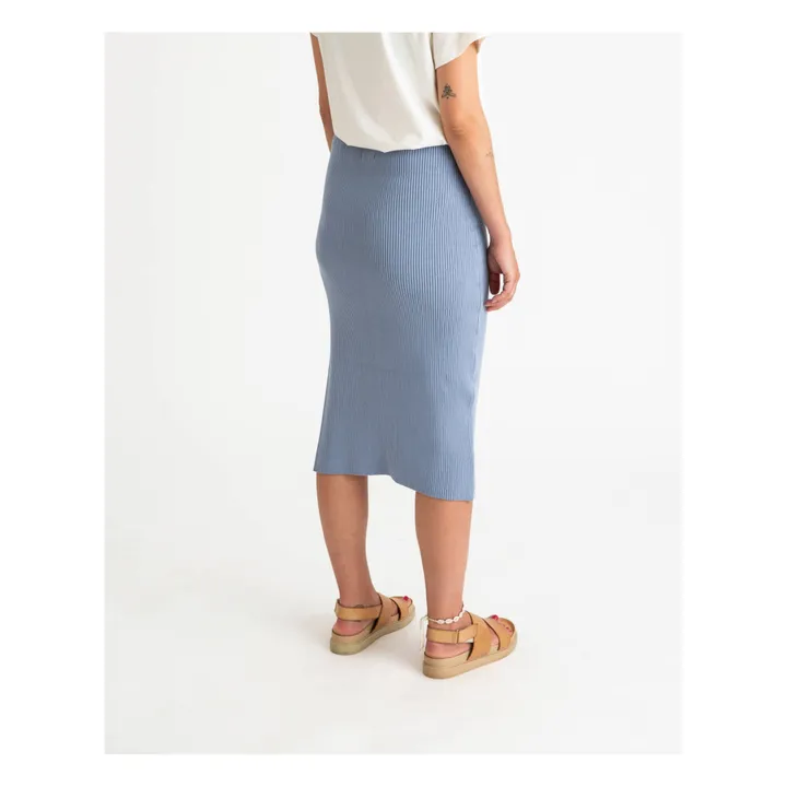 Matona Jupe Maille Coton Bio | Bleu
