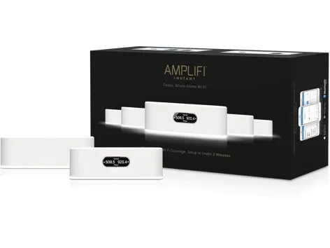 AmpliFi Instant AFi-INS - Wi-Fi-system - (router, forlænger) - op til 4000 sq.ft - mesh 1GbE - Wi-Fi 5 - Dual Band