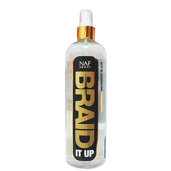 NAF Braid It Up Spray – Voor strakke, nette en langdurige vlechten bij paarden
