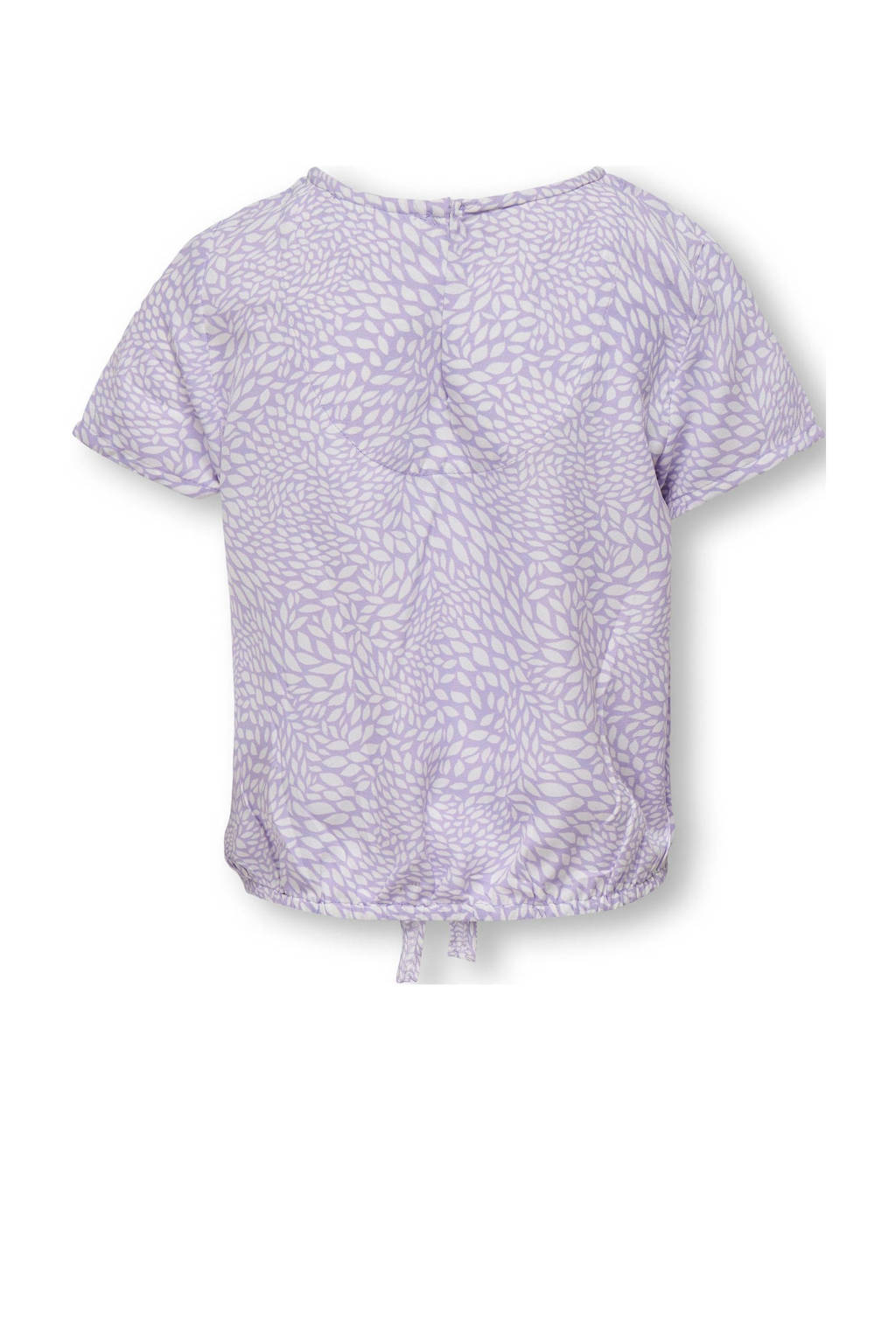 ONLY top KOGLINO met all over print lila/wit