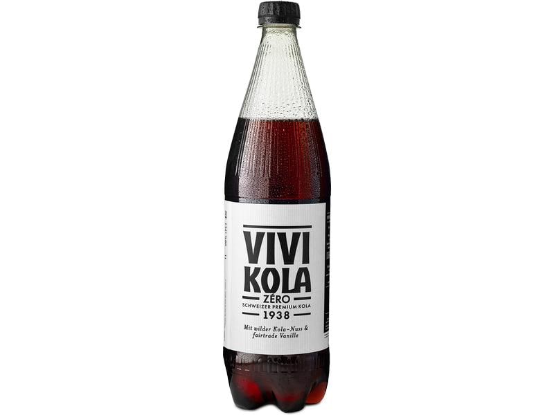 Vivi Kola Soft-Drinks Vivi Kola Zéro 6 x 1 l Schweizer Premium-Erfrischungsgetränk ohne Zucker