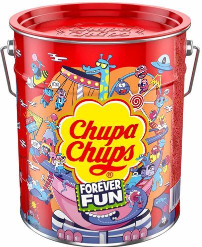 Chupa Chups - Mix Lolly's - Appel, Cola, Kers, Frambozen-Room, Aardbei - 150 Stuks