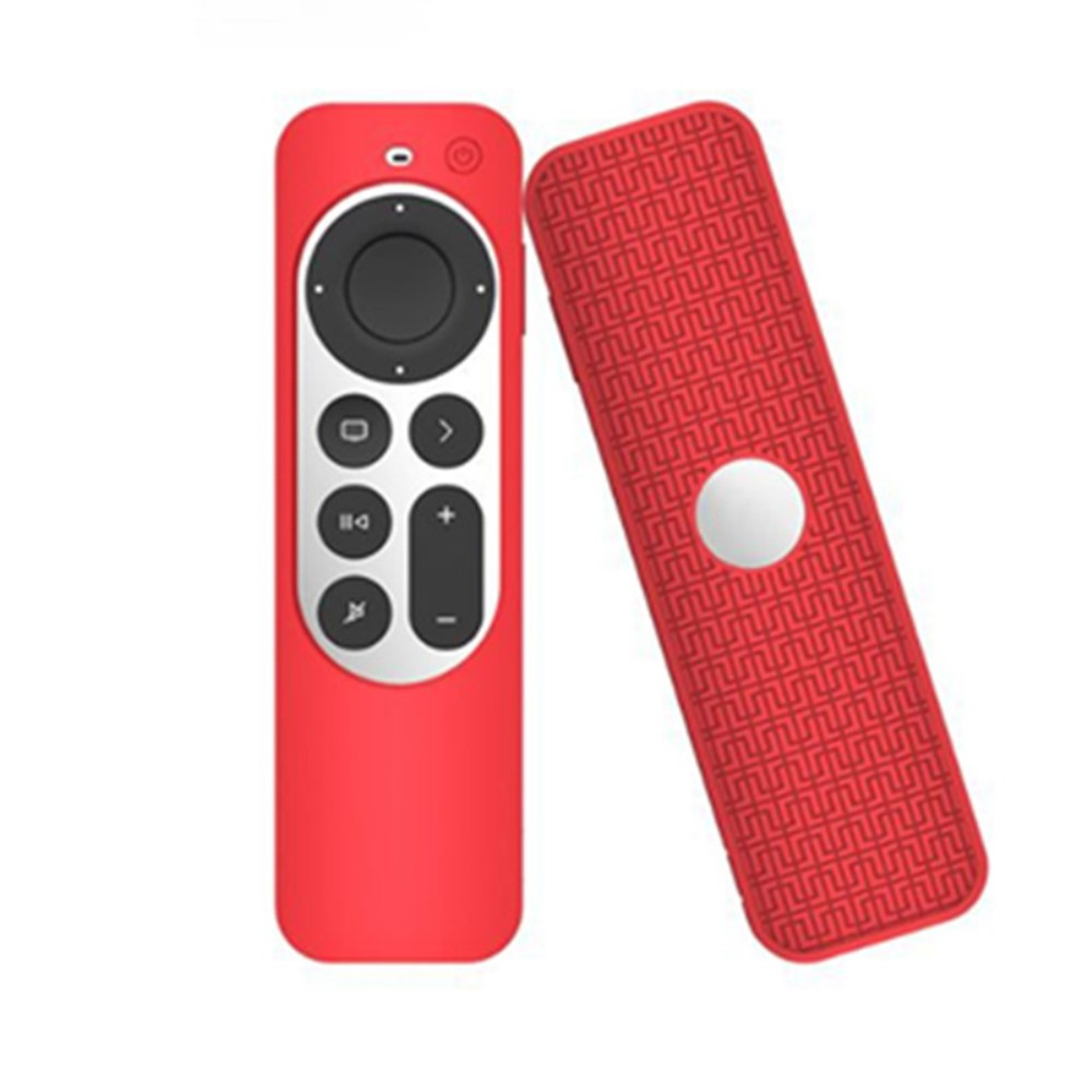 (2-tlg. Set) Apple TV 4K (2. Gen.) Fernbedienung   Box Silikon Schutzhülle Schwarz