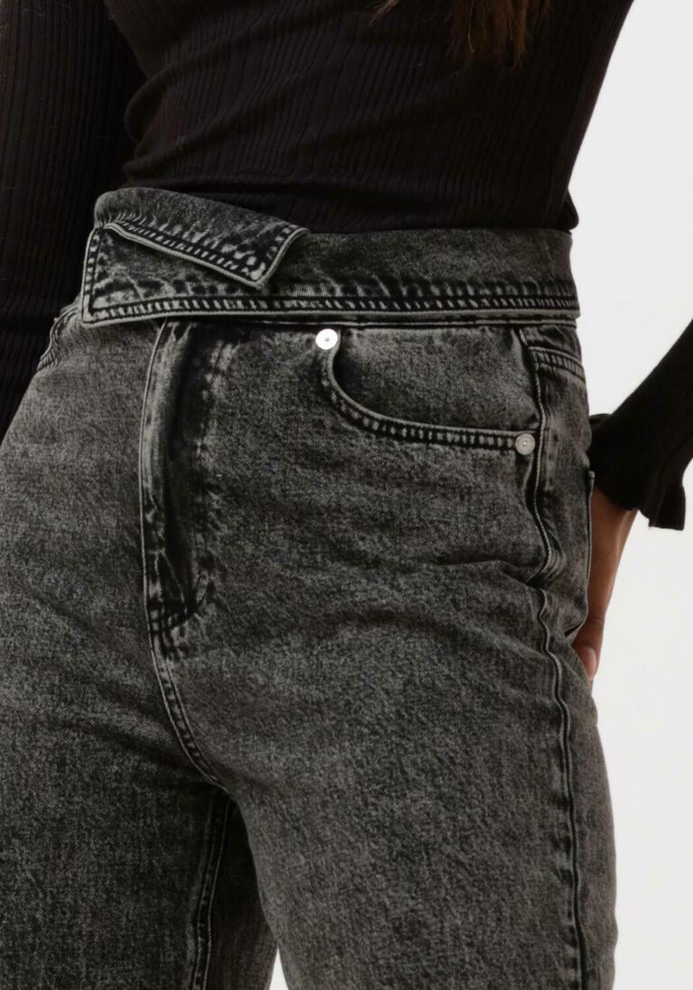 SCOTCH & SODA zwarte scotch & soda mom jeans the tide balloon leg jeans - acid colours