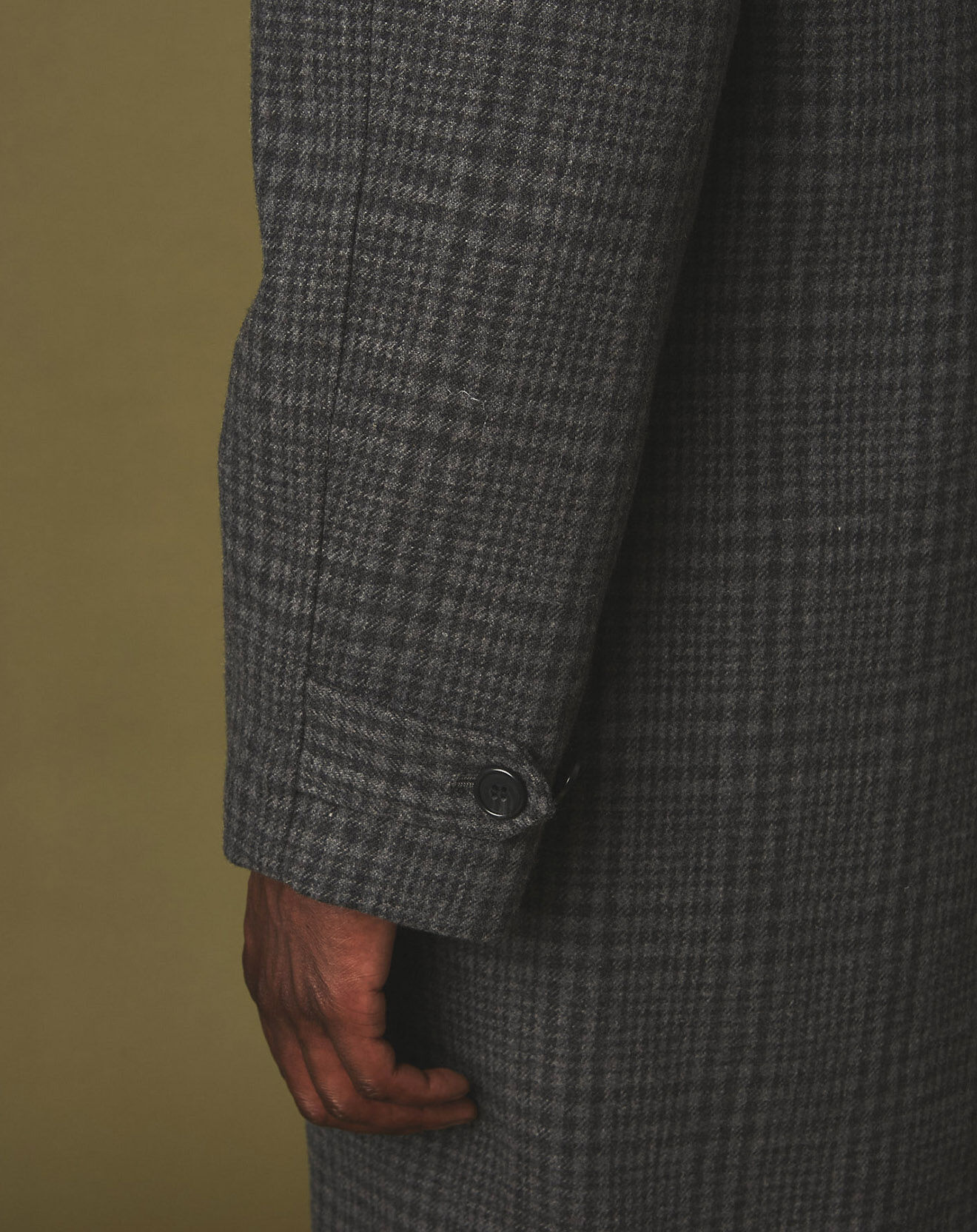 Hartford Manteau en Laine mélangée Calvin gris/charcoal