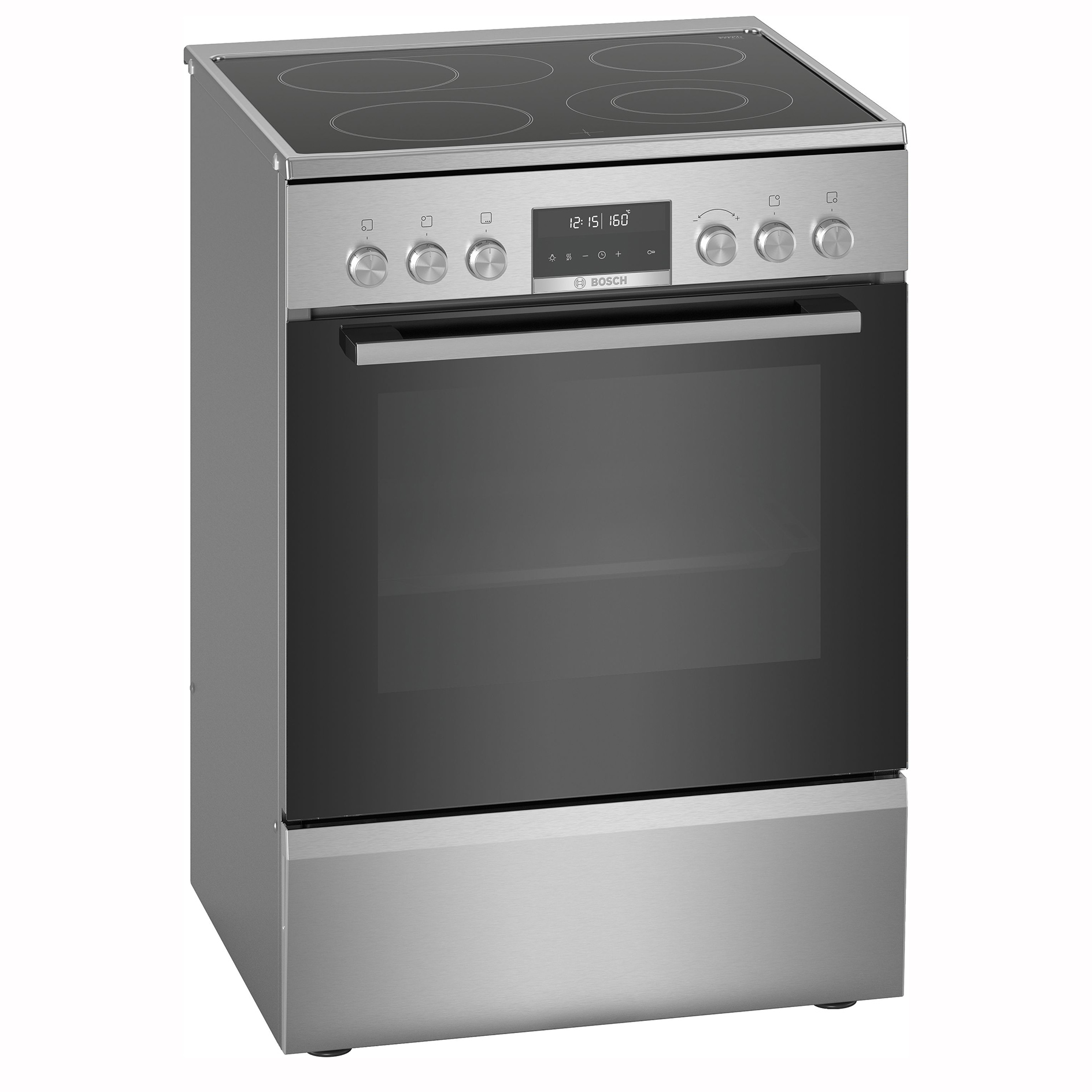 BOSCH Elektro-Standherd HKS79U250 - Edelstahl - A